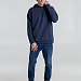 Gifts: толстовка с капюшоном унисекс hoodie, синий меланж 