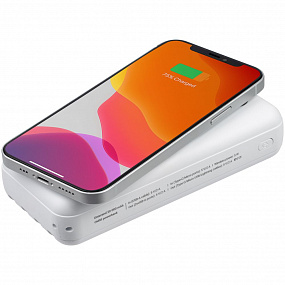 Gifts: внешний аккумулятор omni xl 20000 мач, белый 