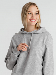 Gifts: толстовка с капюшоном унисекс hoodie, серый меланж 