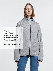 Gifts: куртка с капюшоном унисекс gotland, серая 