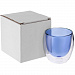 Gifts: стакан с двойными стенками glass bubble, синий 