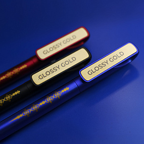 Ручка шариковая GLOSSY GOLD