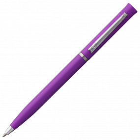 Gifts: ручка шариковая euro chrome, фиолетовая 