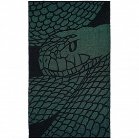 Gifts: плед serpentica, черный с люрексом 