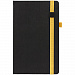 Gifts: ежедневник ton black, недатированный, черный с желтым 