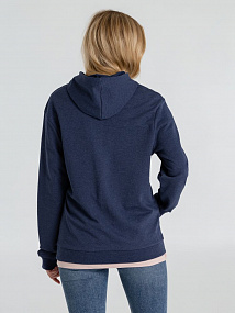 Gifts: толстовка с капюшоном унисекс hoodie, синий меланж 