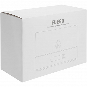 Gifts: увлажнитель-ароматизатор с имитацией пламени fuego, белый 