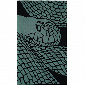 Gifts: плед serpentica, черный с люрексом 