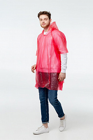 Gifts: дождевик-пончо rainproof, красный 