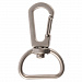 Gifts: застежка-карабин snap hook, m, серебристая 
