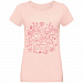 Gifts: футболка женская flower power, розовая 