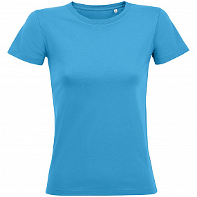 Gifts: футболка женская regent fit women, ярко-бирюзовая 
