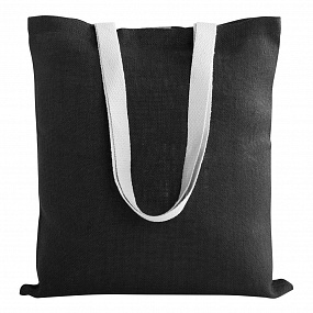 Gifts: холщовая сумка на плечо juhu, черная 