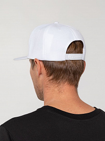 Gifts: бейсболка snapback с прямым козырьком, белая 