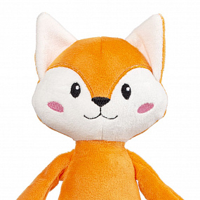 Gifts: мягкая игрушка beastie toys, лисенок с белым шарфом 