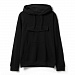 Gifts: худи унисекс с карманом на груди chest pocket, черное 