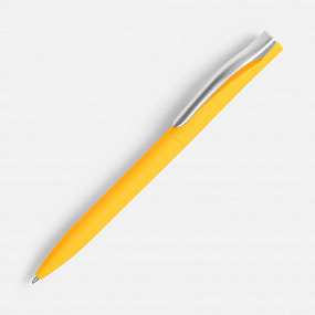 Gifts: ручка шариковая pin soft touch, желтая 