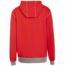 Gifts: двусторонняя толстовка revers, серая с красным 