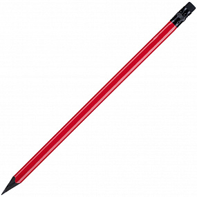 Gifts: карандаш простой triangle black с ластиком, красный 