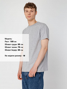 Gifts: футболка унисекс t-bolka 160, серый меланж 