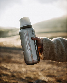 Gifts: термос flask 1000, вакуумный, стальной матовый 