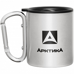 Gifts: термокружка с карабином «арктика 300», стальная 