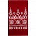 Gifts: шарф elnik, красный с молочно-белым 