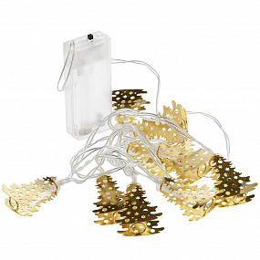 Gifts: светодиодная гирлянда golden lights, золотистая 
