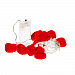Gifts: гирлянда cosy poms, красная 