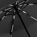 Gifts: зонт складной aoc mini с цветными спицами, белый 