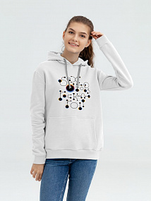 Gifts: толстовка с капюшоном no drugs, белая 