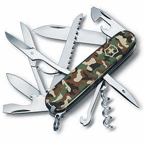 Gifts: нож перочинный huntsman 91, зеленый камуфляж 