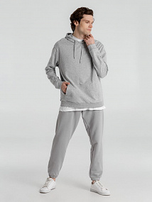 Gifts: толстовка с капюшоном унисекс hoodie, серый меланж 