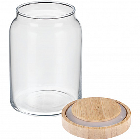 Gifts: банка с бамбуковой крышкой woody m 