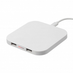 Gifts: беспроводное зарядное устройство interra plus, белое 