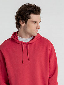 Gifts: толстовка с капюшоном унисекс hoodie, красный меланж 