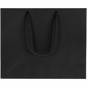 Gifts: пакет бумажный porta s, черный 