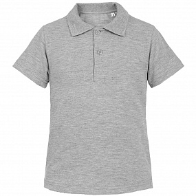 Gifts: рубашка поло детская virma kids, серый меланж 