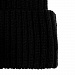 Gifts: вязаная шапка с козырьком peaky, черная 