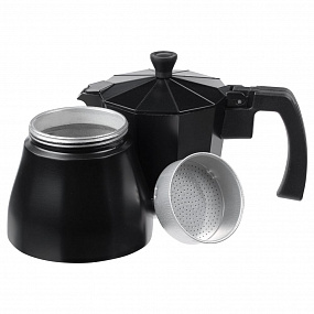 Gifts: гейзерная кофеварка siena, черная 