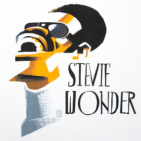 Gifts: толстовка «меламед. stevie wonder», белая 
