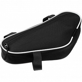Gifts: велосумка на раму bikeline, черная с белым 