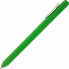 Gifts: ручка шариковая swiper soft touch, зеленая с белым 