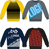 Gifts: джемпер на заказ tricksy net reglan, акрил 