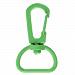 Gifts: застежка-карабин snap hook, m, зеленый неон 