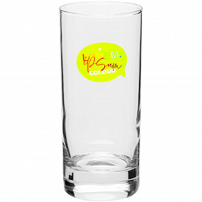 Gifts: наклейка тканевая lunga bubble, m, желтый неон 