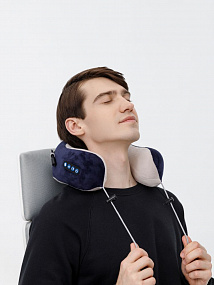 Gifts: дорожная подушка-массажер inrelax, синяя 