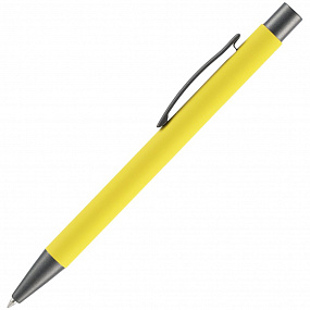 Gifts: ручка шариковая atento soft touch, желтая 