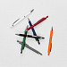 Gifts: ручка шариковая chromos soft touch, красная 