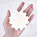Gifts: свеча snowflame 2, белая, 8 см 